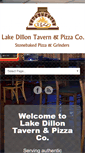 Mobile Screenshot of lakedillontavern.com